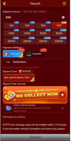 SV777 Game Deposite