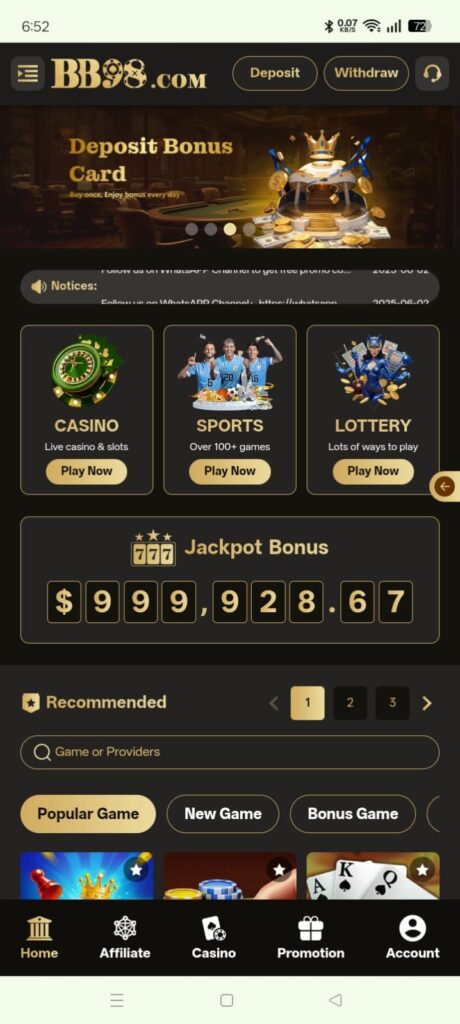 BB98 Game Download APK Real Money Earning App in Pakistan (2026)