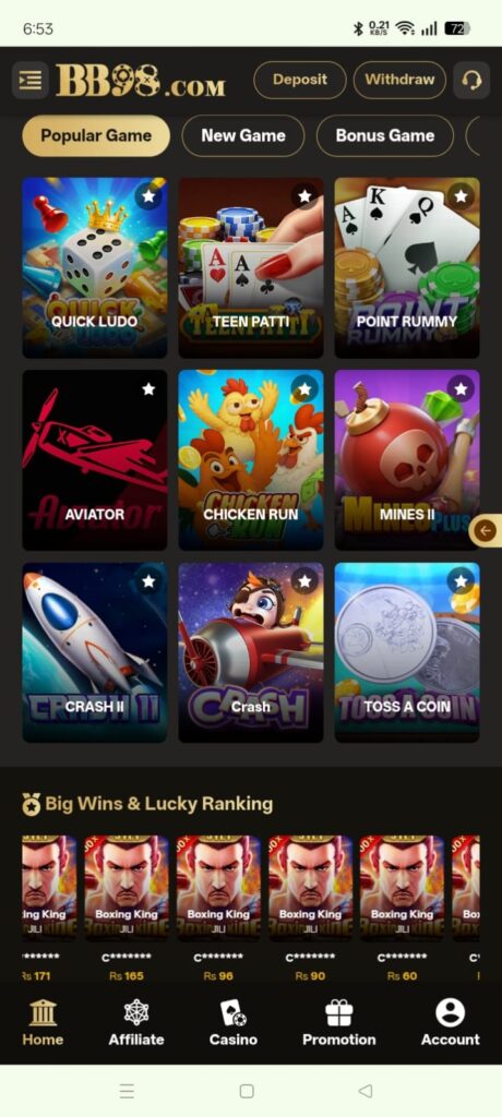 BB98 Game Download APK Real Money Earning App in Pakistan (2026)