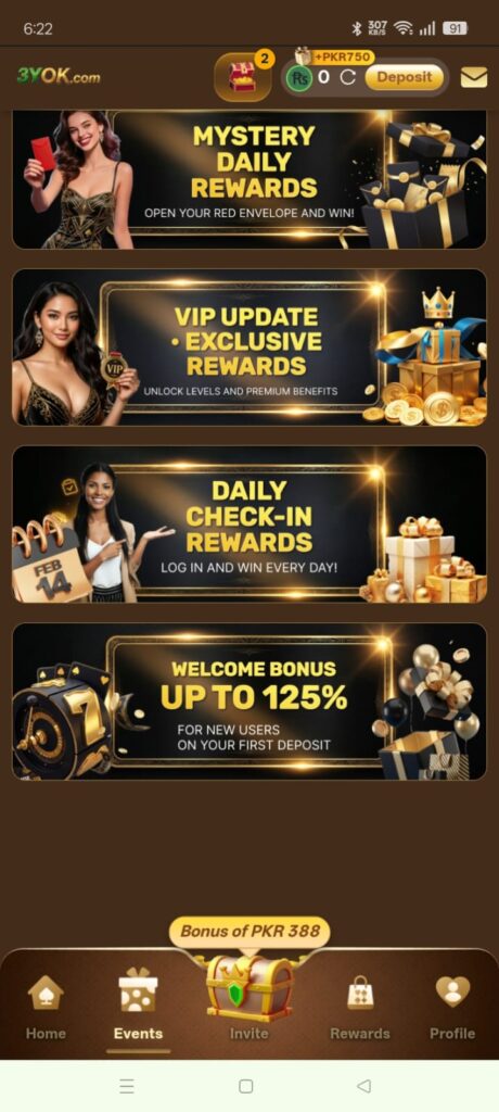 3YOK Game New Version and Earning App Android 2026