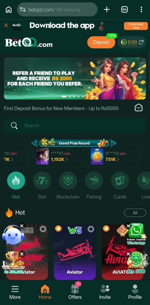 BetQQ.Com interface image