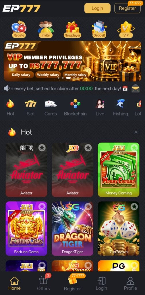 EP777.com Game Fast Earning Casino App for Pakistani Players