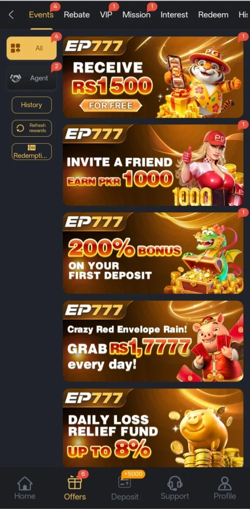 EP777.com Game Fast Earning Casino App for Pakistani Players