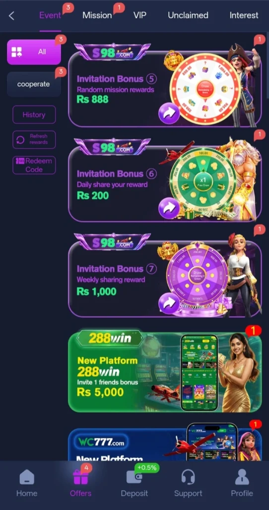 S98.Com Latest APK Download Gameplay And Instant Rewards