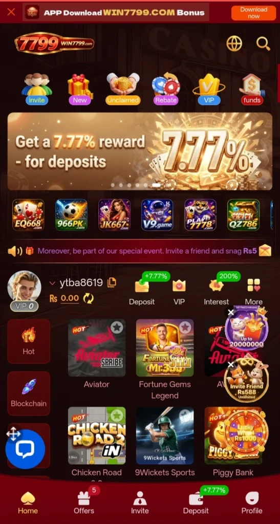 7799Win.Com Fast Growingng Earning Platform for Pakistan