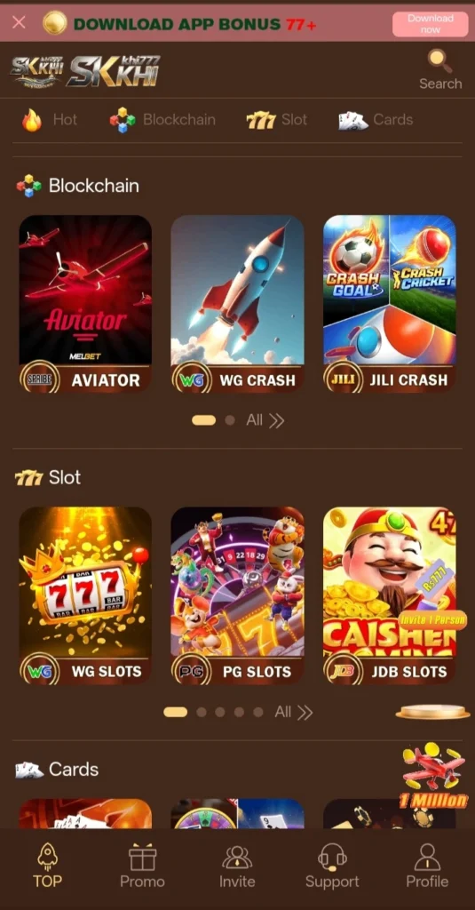 SK-KHI777 Game Safe Download Bonus Offers And Earning App