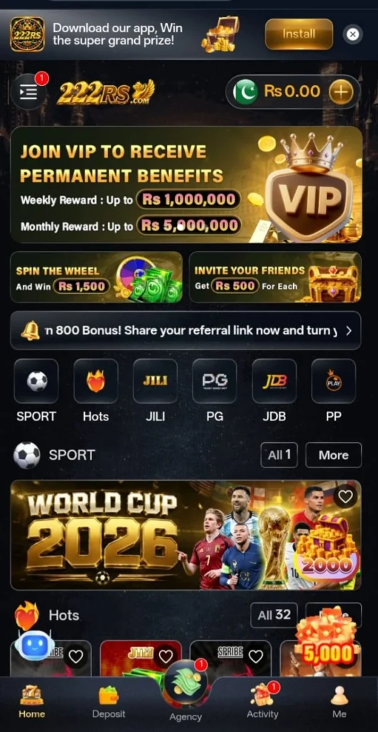 222RS.Com Complete Guide for Pakistani Players in 2026